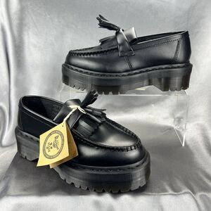 Dr. Martens V Adrian Quad Mono Shoes Black Platform W 7.5 /M 6 EU 38 Vegan 90s
